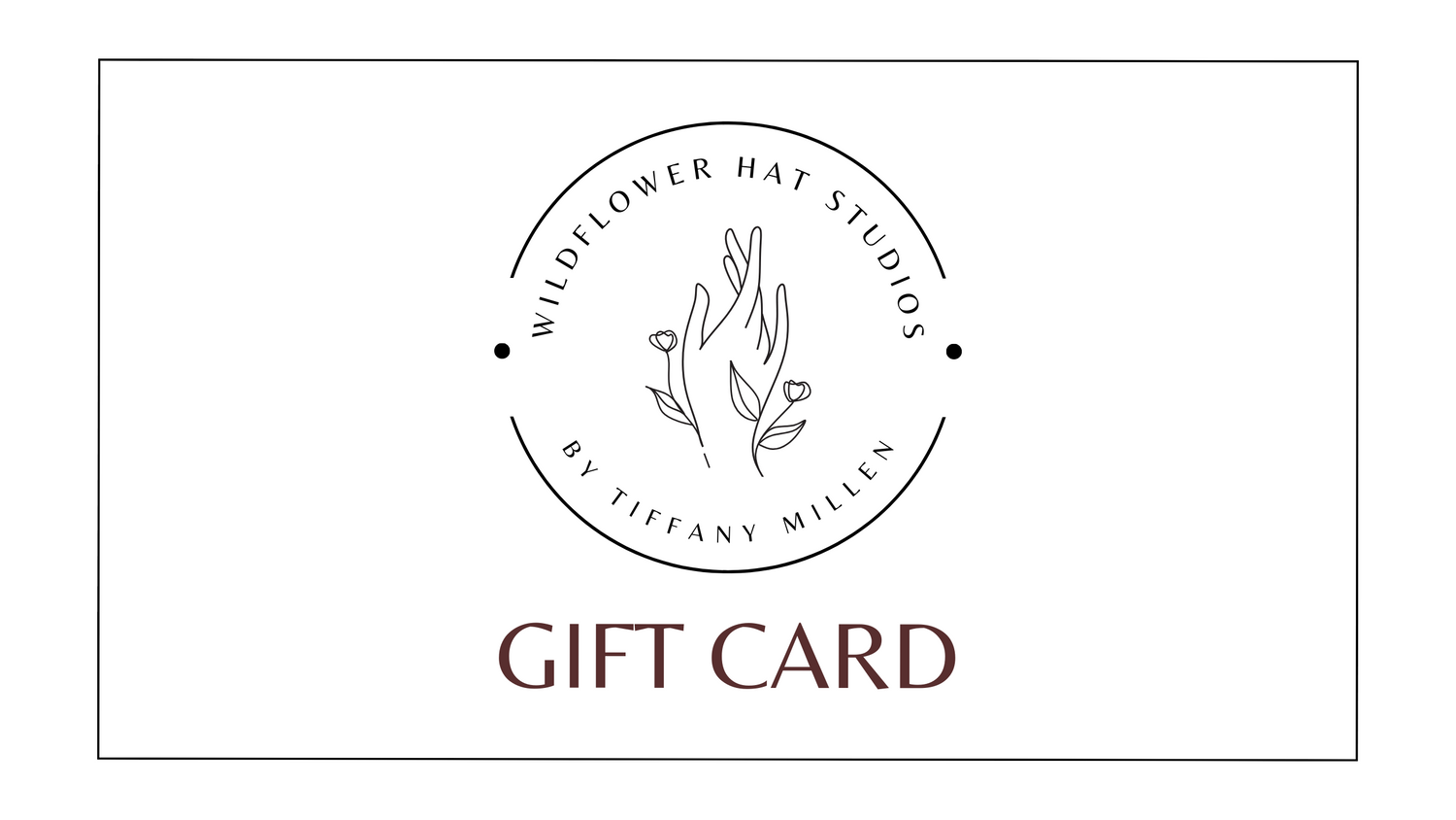 wildflower hat studios gift card