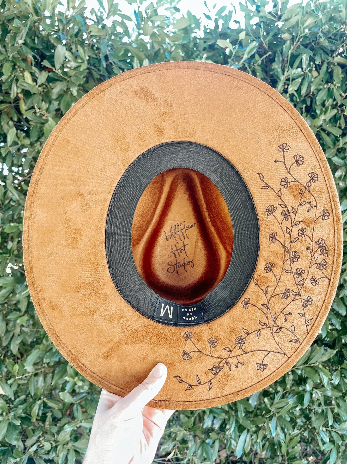 Autumn Wildflowers Boho Rancher Style Fedora Hat