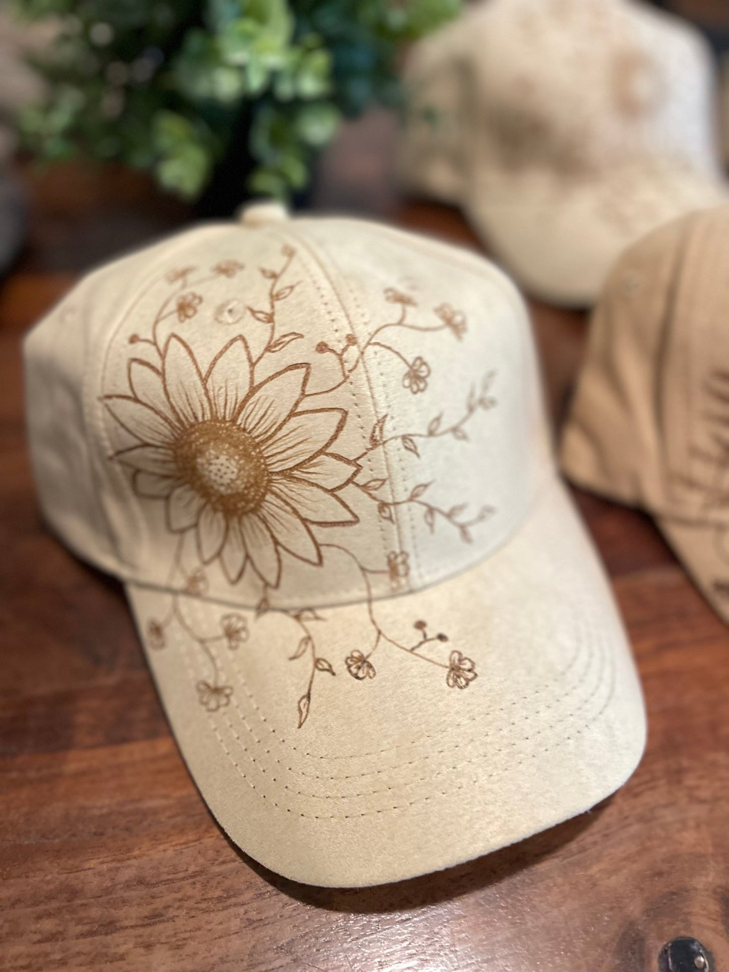 Offset Sunflower Baseball Hat