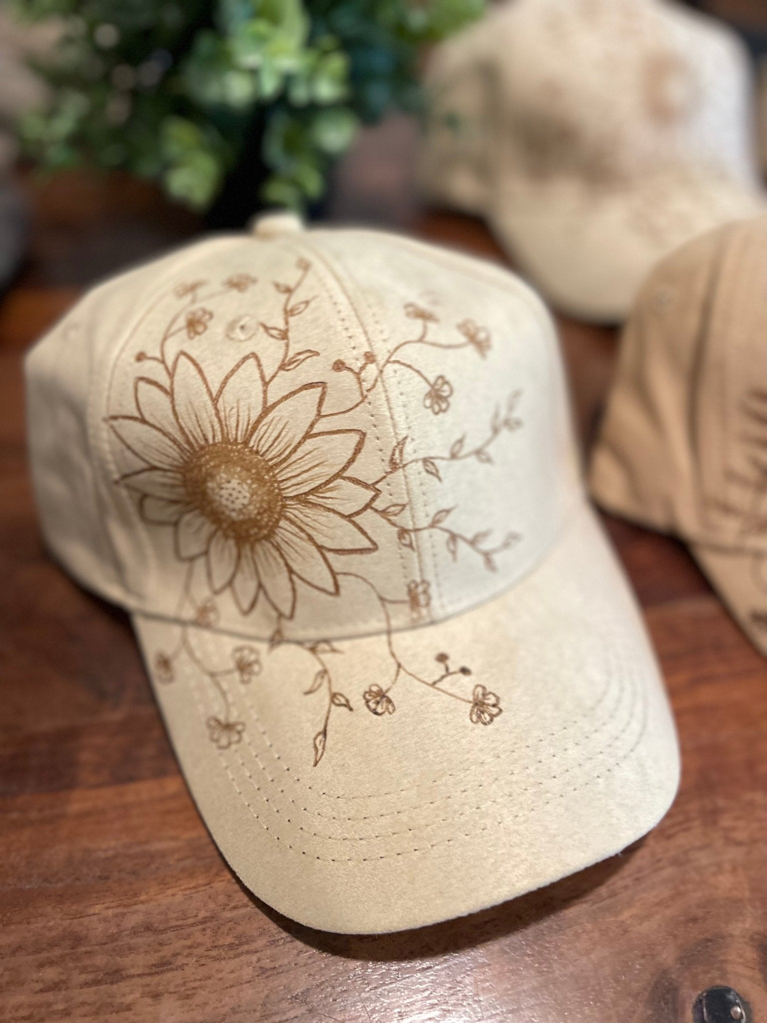 Offset Sunflower Baseball Hat