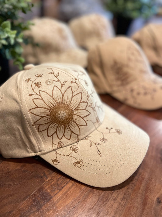 Offset Sunflower Baseball Hat