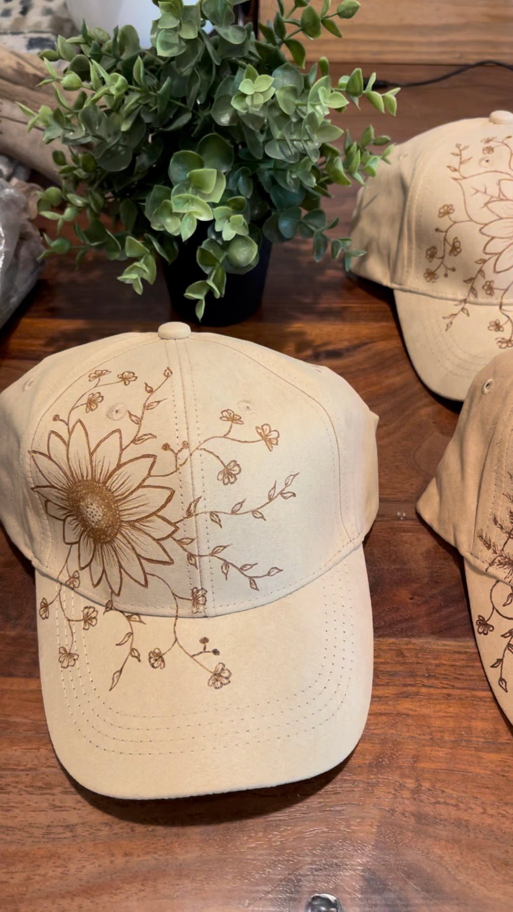 Offset Sunflower Baseball Hat