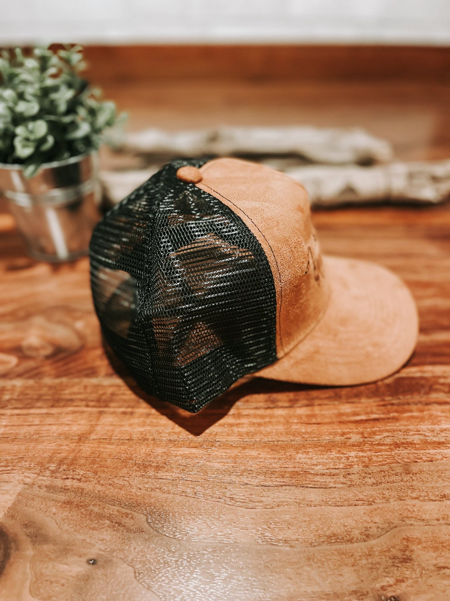 "Wildflower" Everyday Trucker Hat with Vine Design